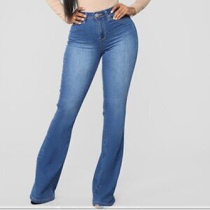 Fashion Nova High Waisted Flare Jeans
